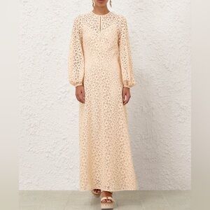 NWOT Zimmermann The Lace Maxi Dress in Cream